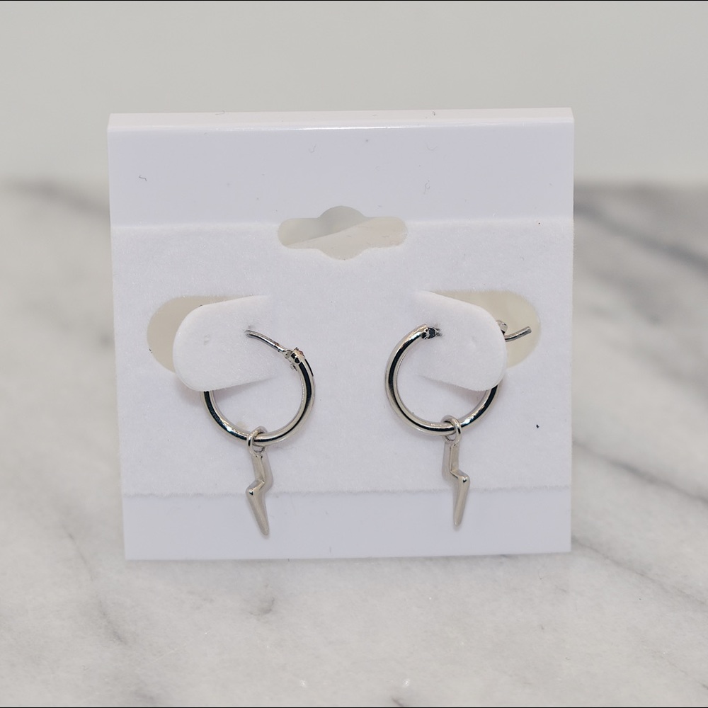 Lightning bolt earrings